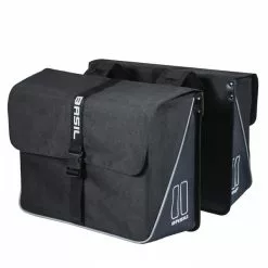 Basil Doppelpacktasche Forte Schwarz