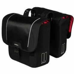 Basil Doppelpacktasche Sport Design Schwarz