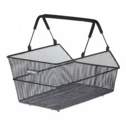 BIKE&CO Basil Hinterrad-Schultaschenkorb Cento Multi System Schwarz