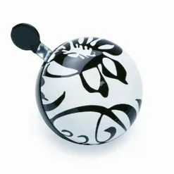 Electra Glocke Ding Dong Blanc Et Noir