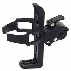 BIKE&CO Flaschenhalter Schwarz Drehbare Schelle Für Lenker Oder Rahmen