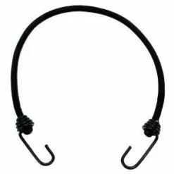 BIKE&CO Gepäckspannband Schwarz Mit Zwei Haken 10x1000mm