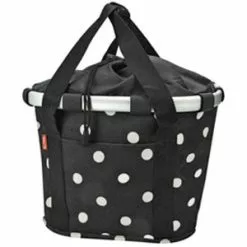 KLICKfix Bikebasket BLACK DOTS - Rixen & Kaul