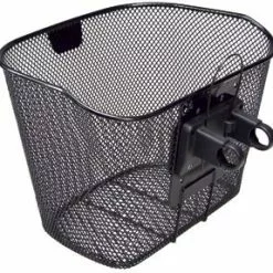 KLICKfix Korb Vorn Engmaschig Schwarz Fest Montiert
