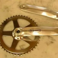 BIKE&CO Kurbelgarnitur 1/2X 3/32 Alu 46 Zähne