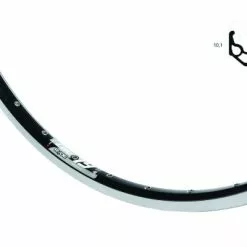 BIKE&CO RYDE Hinterrad 28" Rigida ZAC 19 Schwarz 28" Alu Schraubkranz 7/8 Fach