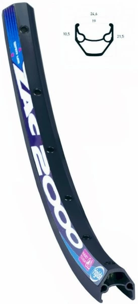 BIKE&CO RYDE Vorderrad 28" Rigida ZAC 2000 Disc Schwarz 28" Shim Deore HBM6000AL Schw. 3 BIKE&CO RYDE Vorderrad 28" Rigida ZAC 2000 Disc Schwarz 28" Shim Deore HBM6000AL Schw.