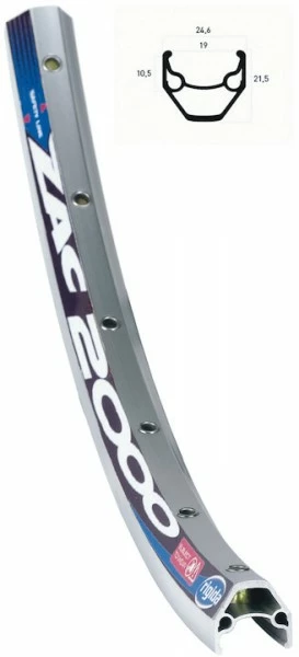 BIKE&CO RYDE Vorderrad 28 Zoll Rigida ZAC 2000 Disc Schwarz Shimano Deore M615 Schwarz 3 BIKE&CO RYDE Vorderrad 28 Zoll Rigida ZAC 2000 Disc Schwarz Shimano Deore M615 Schwarz