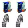 Set Schwalbe Reifen Marathon Plus 37-622 + Schläuche Sclaverand