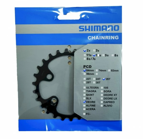 Shimano Kettenblatt Deore FC-M6000 26 Zähne 64 Mm 3 Shimano Kettenblatt Deore FC-M6000 26 Zähne 64 Mm