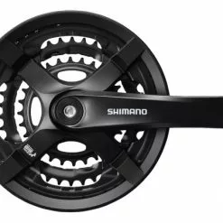 Shimano Kettenradgarnitur Tourney FC-TY501 48x38x28 Zähne Schwarz EFCTY501C888CLB
