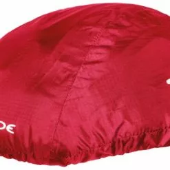 Vaude Helm Regenüberzug Rot